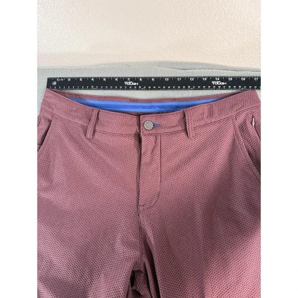 Twillory Pants Mens 34x34 Red Slim Fit Technical Chino Microfiber Performance